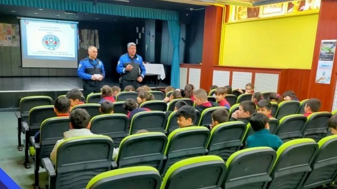 Toplum Destekli Polislik Şube Müdürlüğü'nden Okullarda Eğitim Faaliyetleri