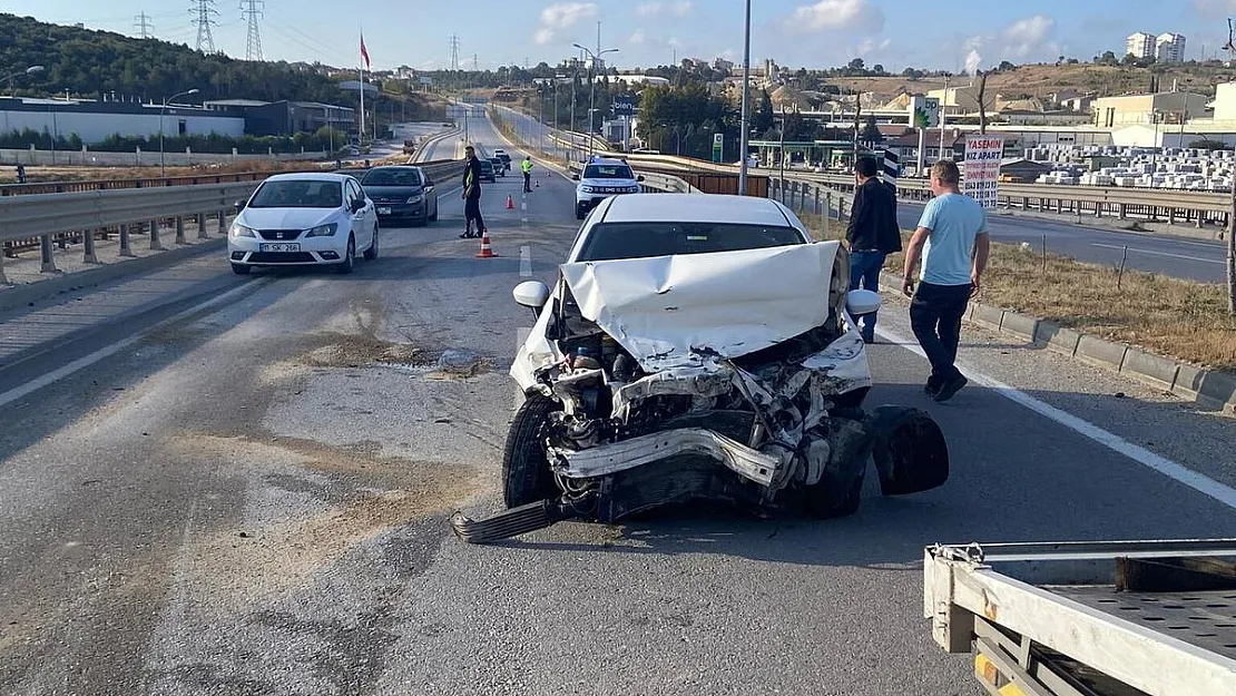 Trafik kazasında 1 kişi yaralandı