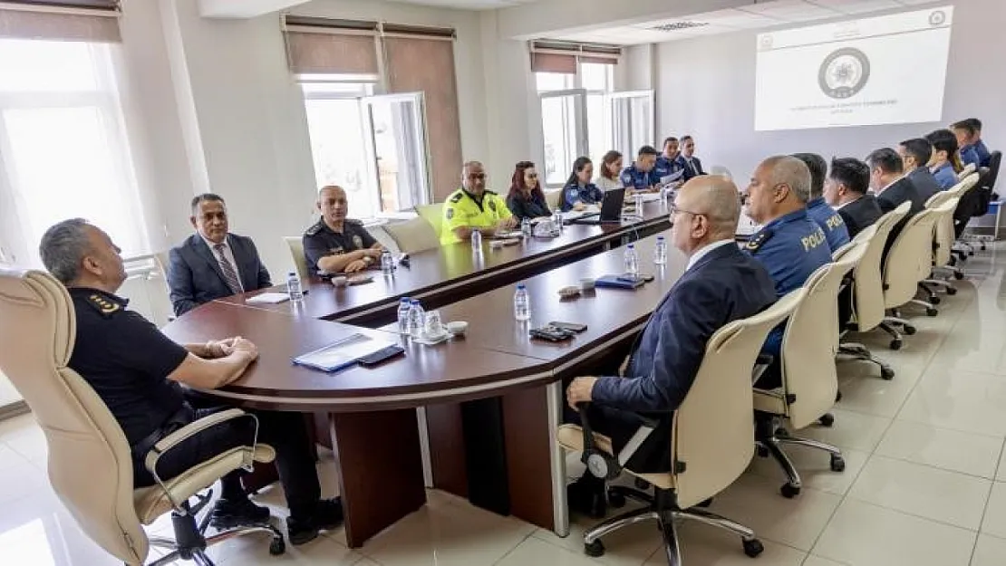 Trafik Ve Asayiş Tedbirleri Değerlendirildi