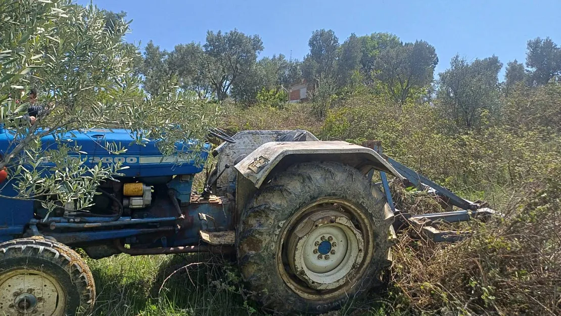 Traktörden Düşen Sürücü Yaralandı