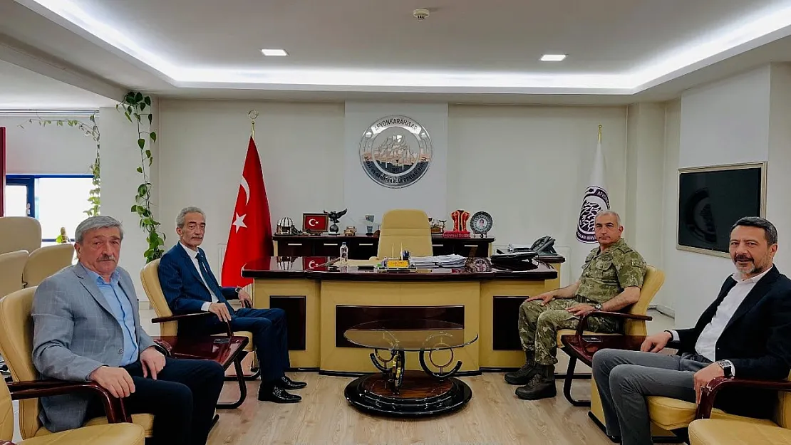 Tuğgeneral Dağlı, ESOB Başkanı Üstün'ü Ziyaret Etti