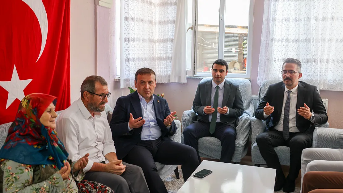 Vali Sözer Şehit Osman Er'in Ailesini Ziyaret Etti