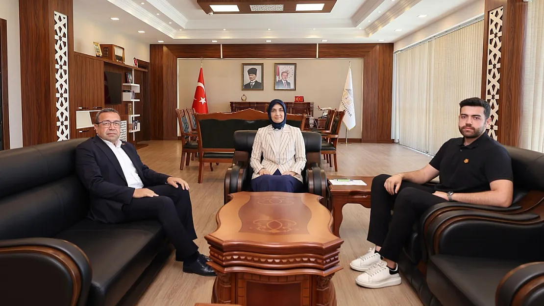 Vali Yiğitbaşı, Aslan'ı Kabul Etti