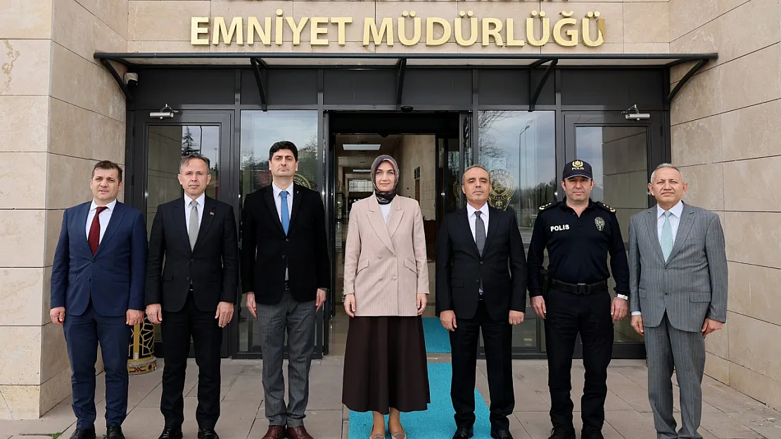 Vali Yiğitbaşı, Müdür Ertan'ı Ziyaret Etti