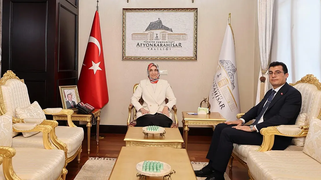 Vali Yiğitbaşı, Sandıklı Cumhuriyet Başsavcısını Kabul Etti