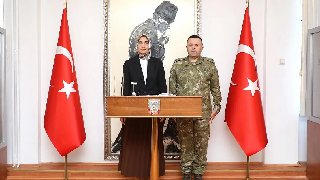 Vali Yiğitbaşı, Tuğgeneral Yöner’i ziyaret etti