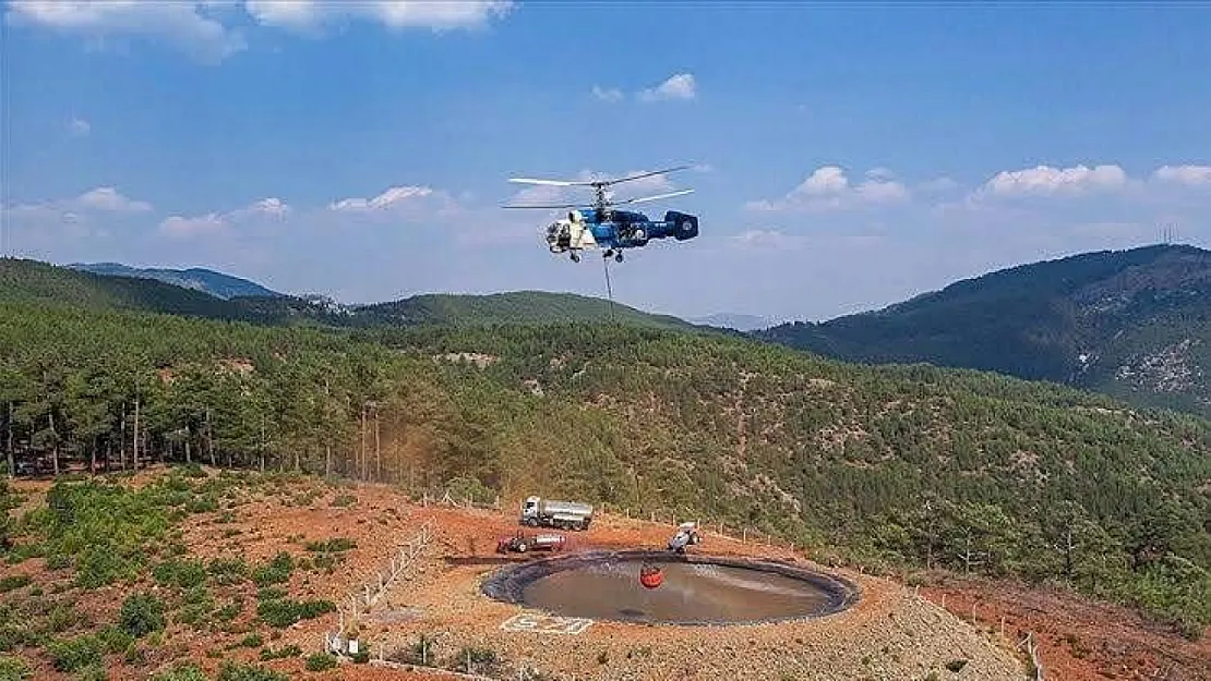 Yangınla Mücadelede Yeni Dönem! Afyon'da Helikopter Destekli Havuz Kuruldu