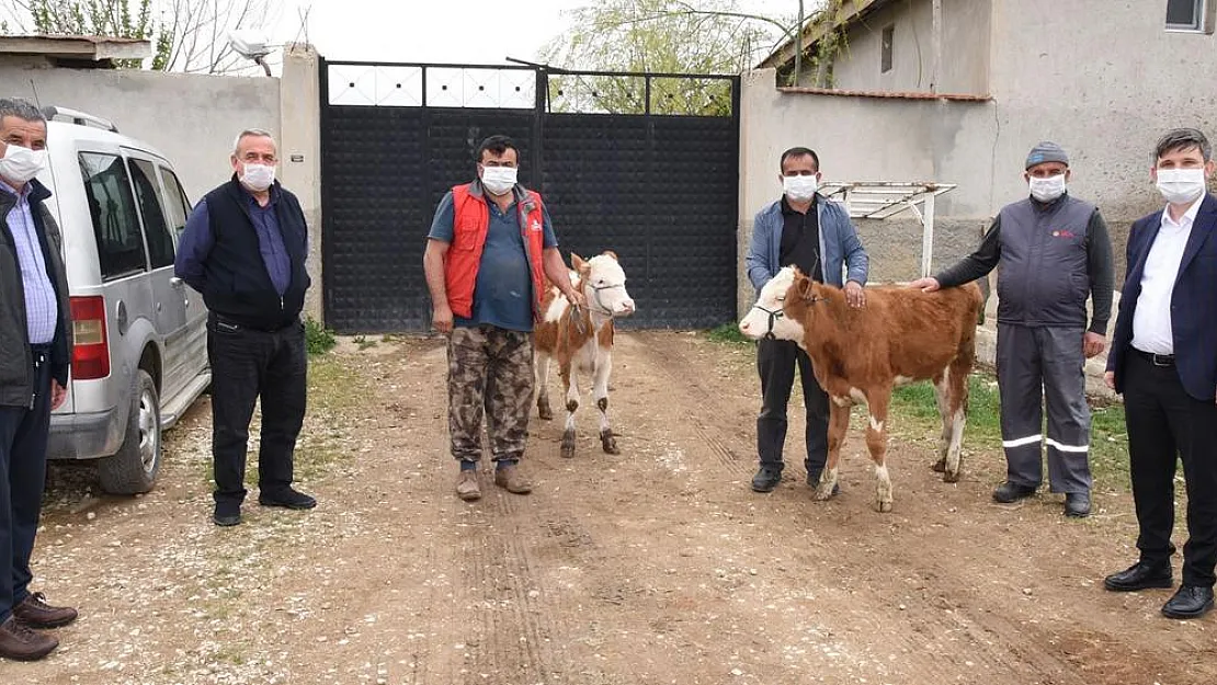 Yardım kampanyasına hayvanlarını satarak bağışta bulundular