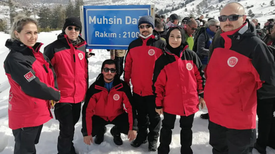 Yazıcıoğlu, Muhsin Dağı tırmaşında dualarla anıldı