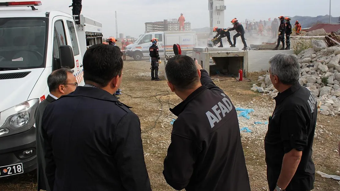 Yerel düzey kentsel arama kurtarma tatbikatı yapıldı