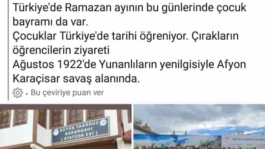 Yunan basını “Afyon’daki turlardan rahatsızız” diyor