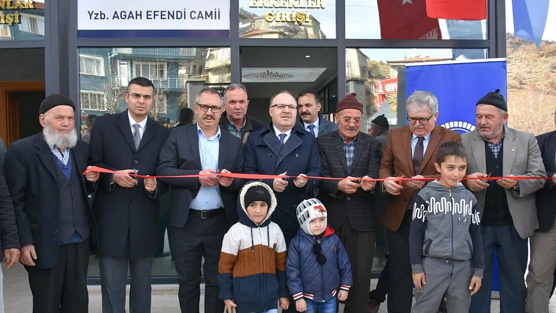 Yüzbaşı Agâh Efendi Camii hizmete açıldı