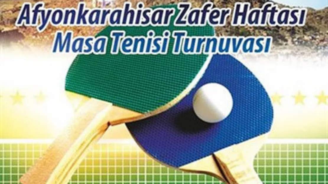 Zafer Haftası Tenisi Turnuvası başlıyor