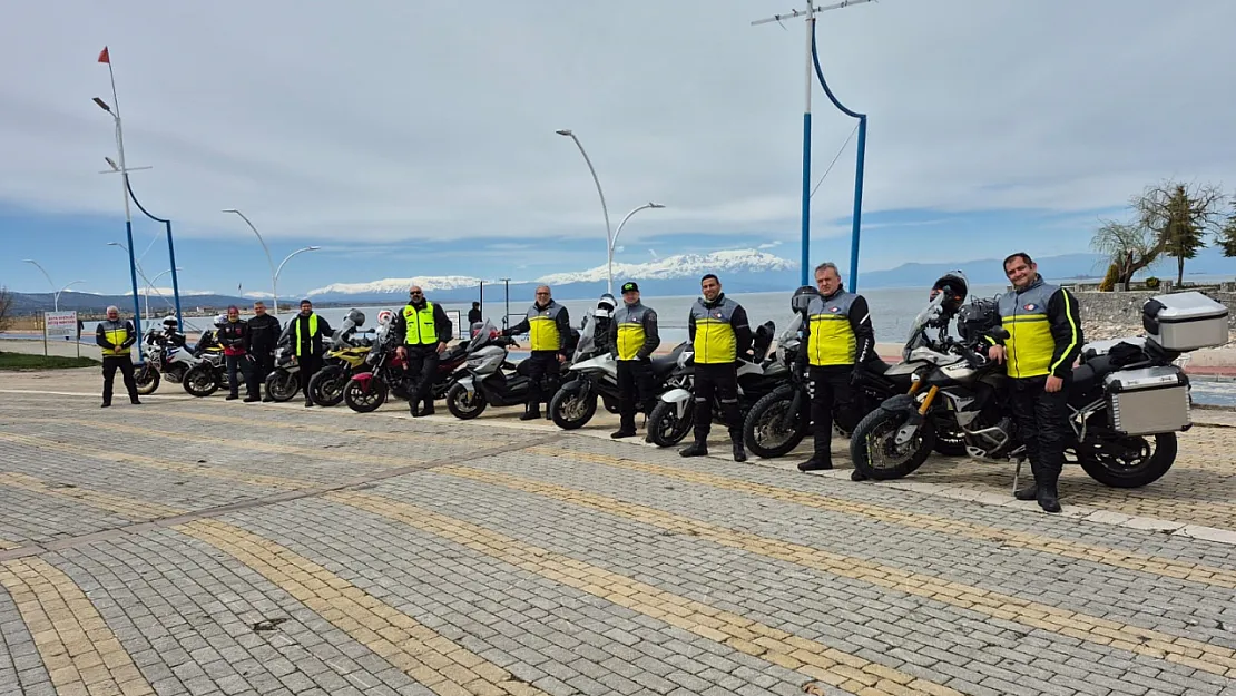 Zorlu Yolculuk Sonrası Motosikletli Grup Manavgat'a Ulaştı