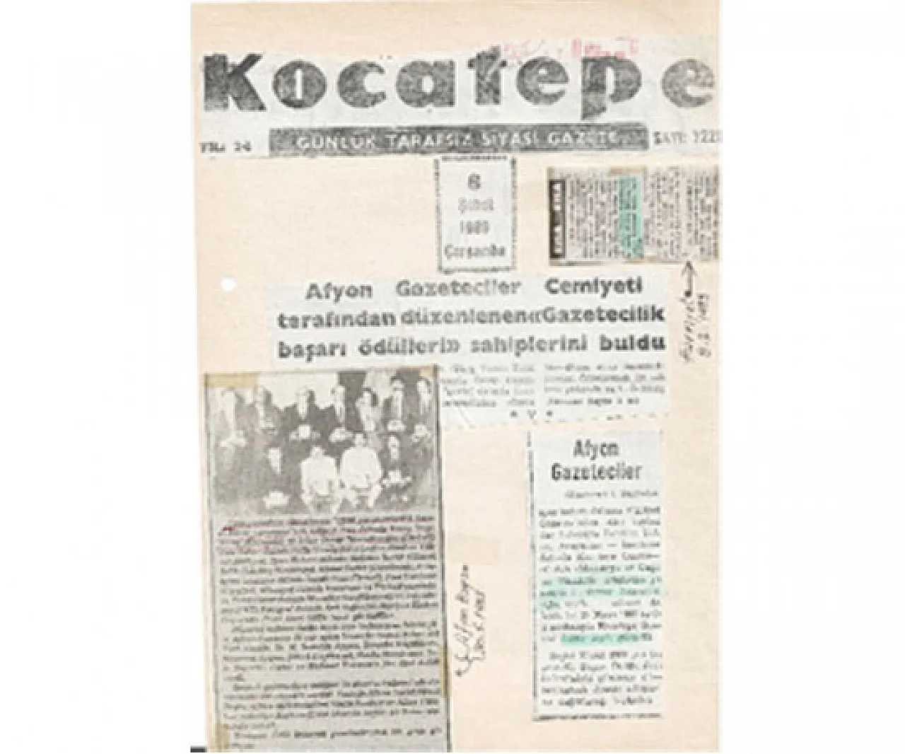 Afyonkarahisar Gazeteciler Cemiyeti Ödülleri Unutuldu!...