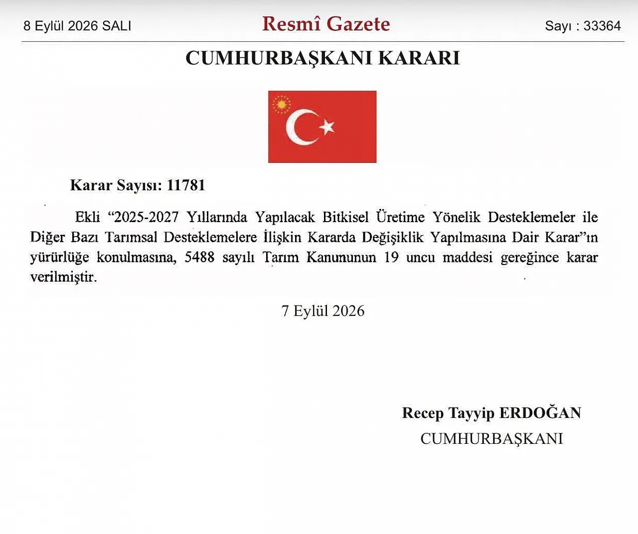 Afyon Tarımında Dengeleri Değiştirecek Karar