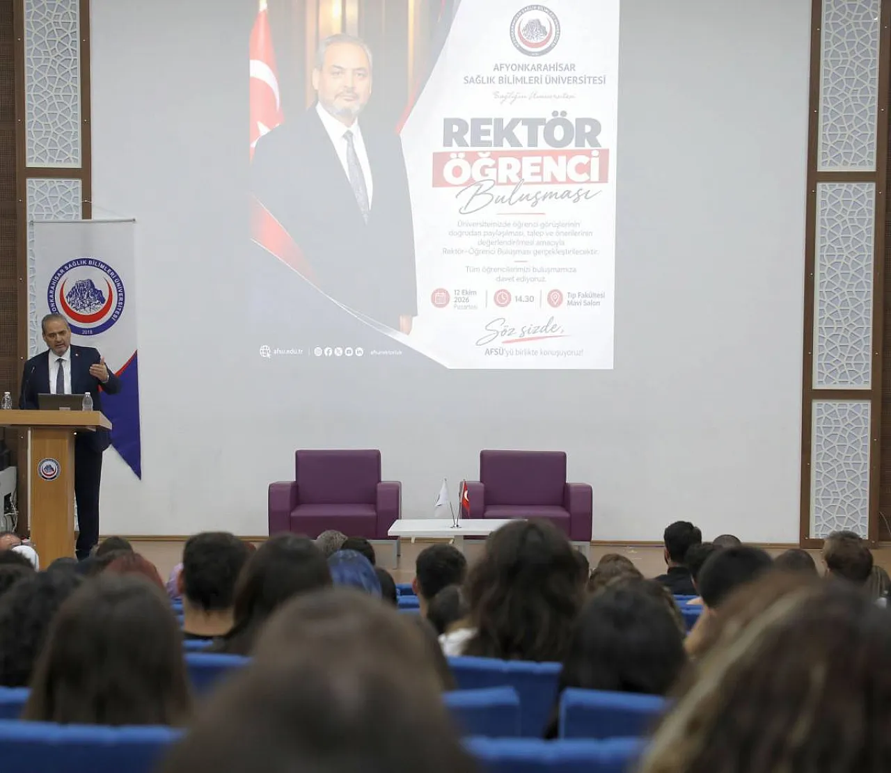 AFSÜ Öğrencileri Taleplerini Rektör'e İletti!