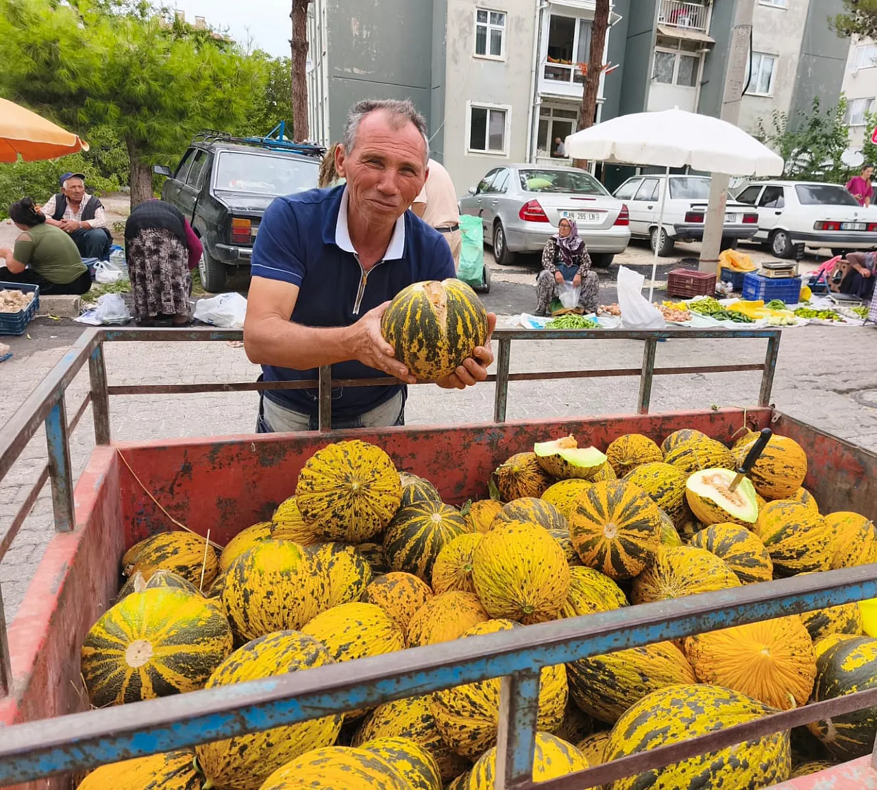 Bu Kavun Tek Damla Su Verilmeden Yetişiyor