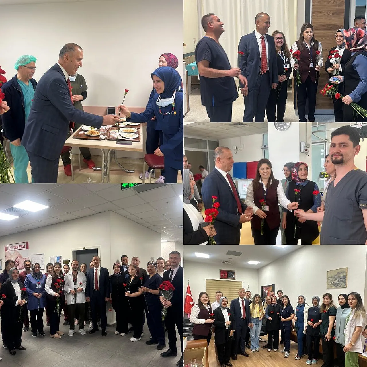 Başhekim Acar'dan, Hemşirelere Karanfilli Kutlama