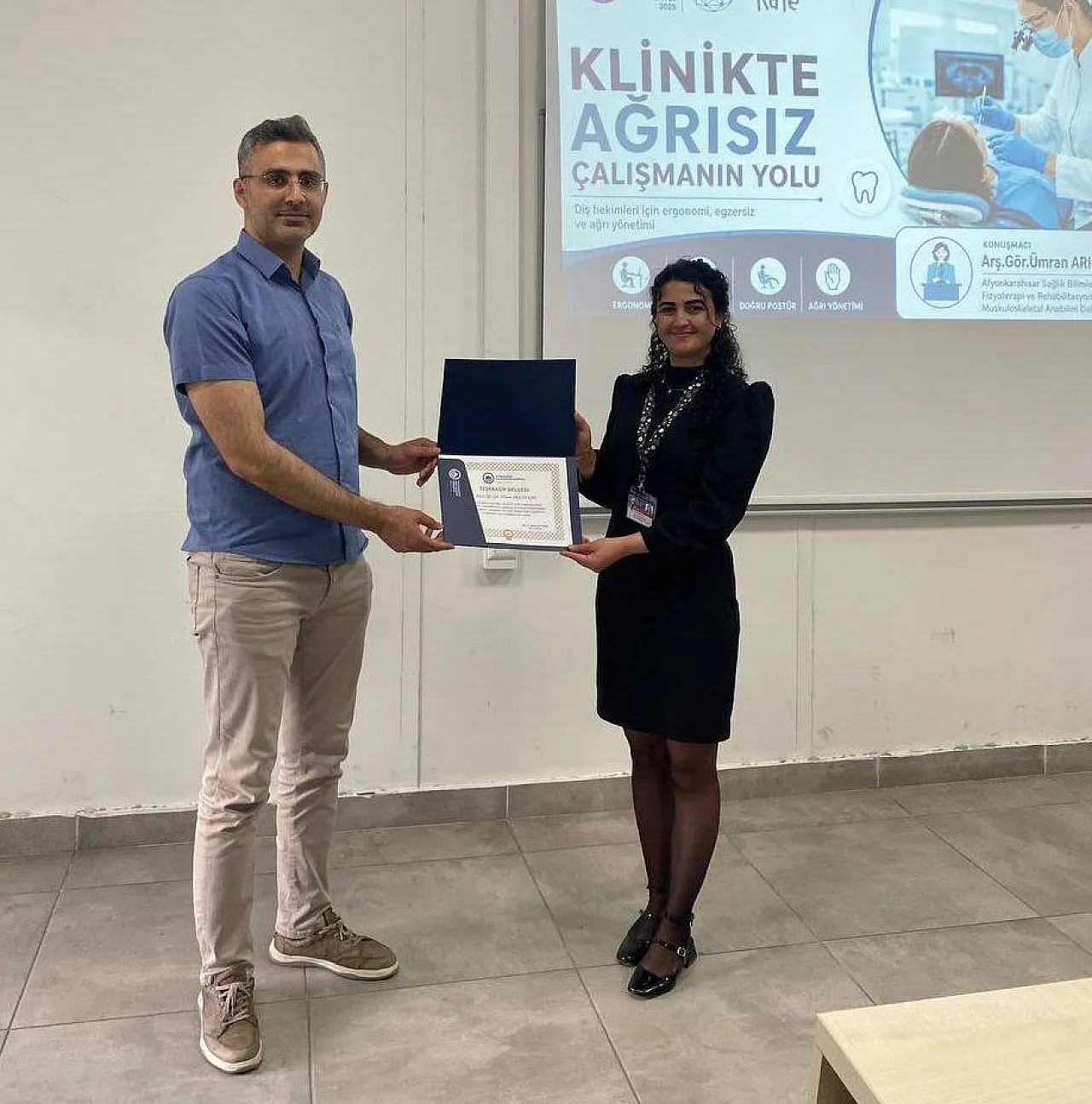 Ağrısız Çalışmak İçin Doğru Duruş Tekniklerini Öğrendiler