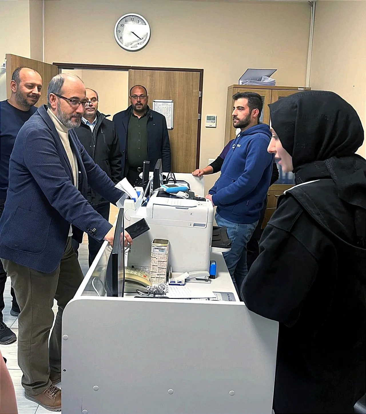 Müdür Öztürk, Bayat'ta Sağlık Çalışanlarıyla Görüştü