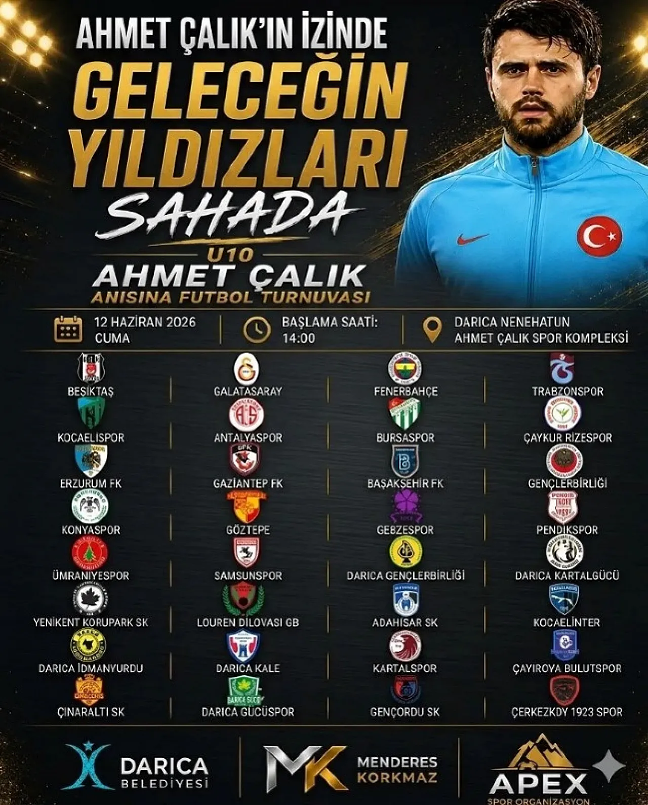 Afyonlu Genç Yetenek Ayaz Çakmak, Ahmet Çalık Turnuvası'nda Vitrine Çıkıyor