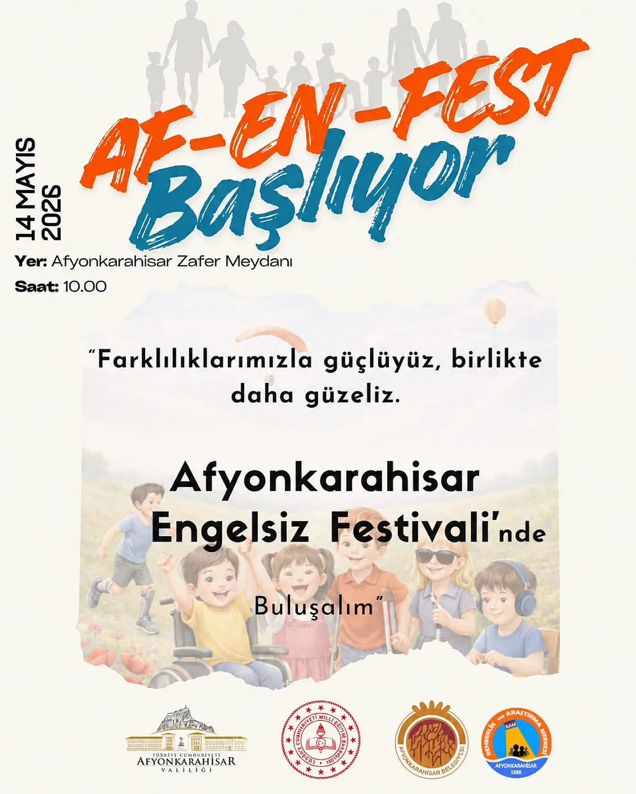 Afyonkarahisar'da Engelsiz Festival Coşkusu Başlıyor