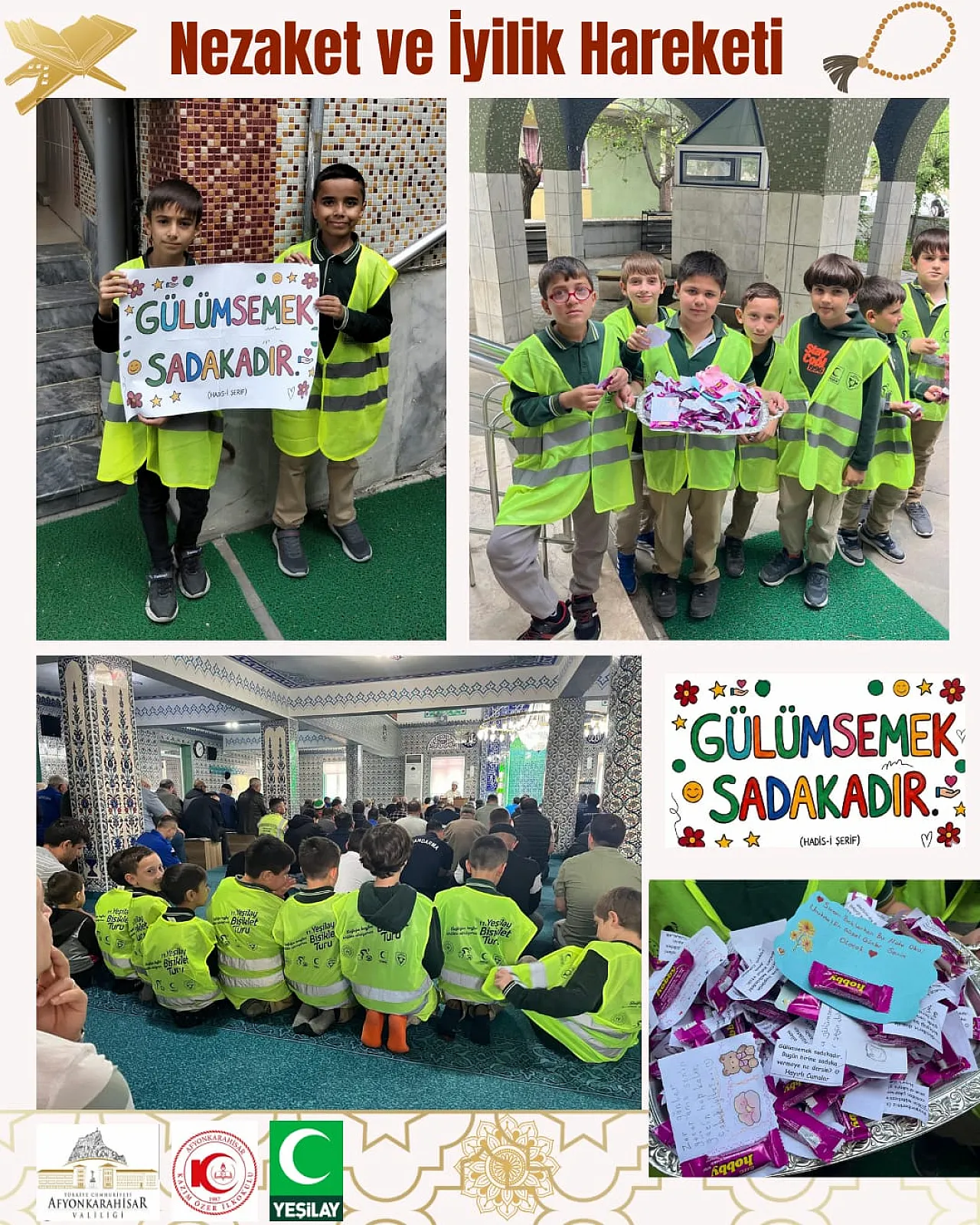 'Gülümsemek Sadakadır' Dediler, Camiyi Ziyaret Ettiler