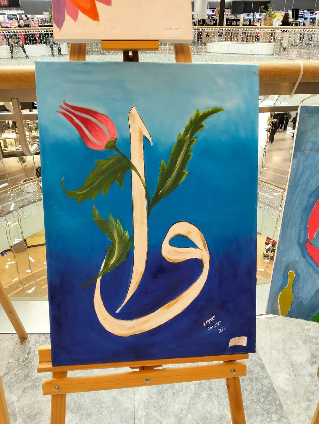 Resim eğitmeninden Kadınana İmam-Hatip'e Destek