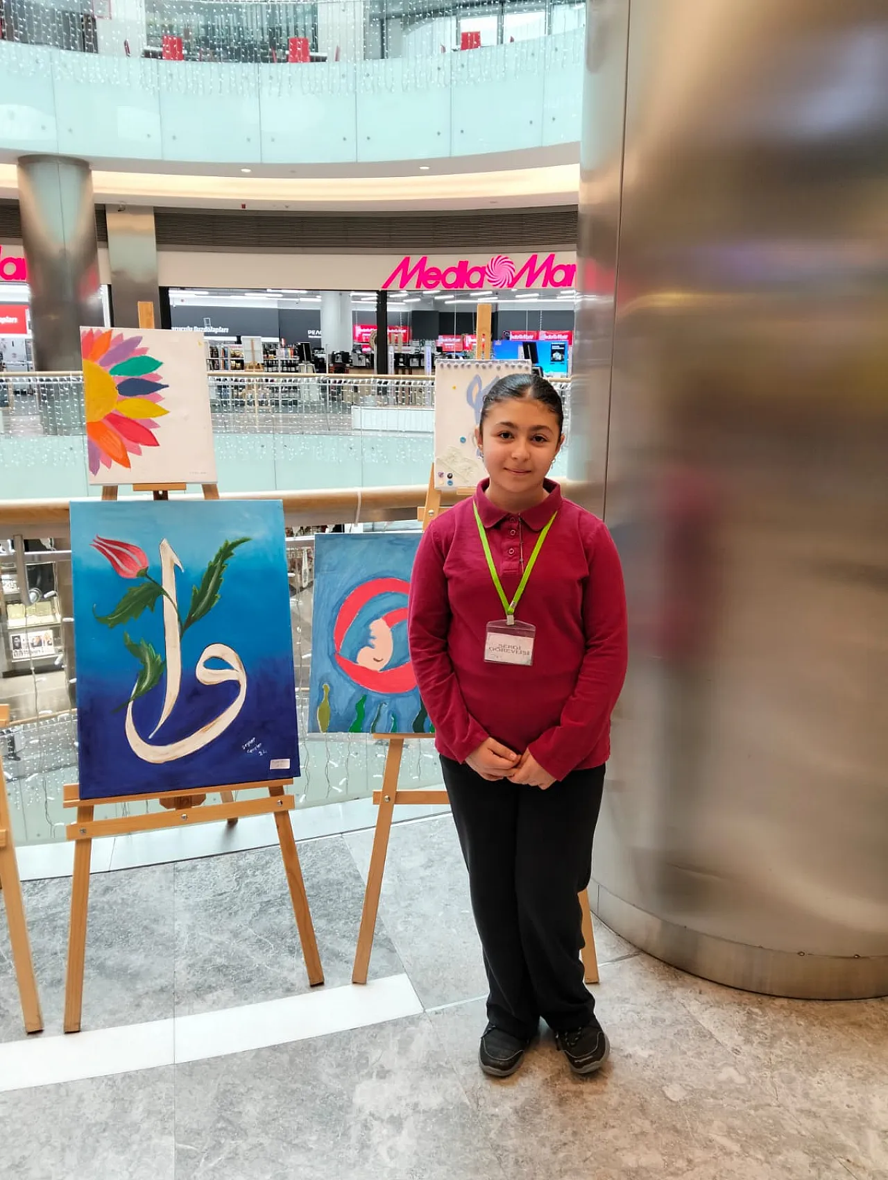 Resim eğitmeninden Kadınana İmam-Hatip'e Destek