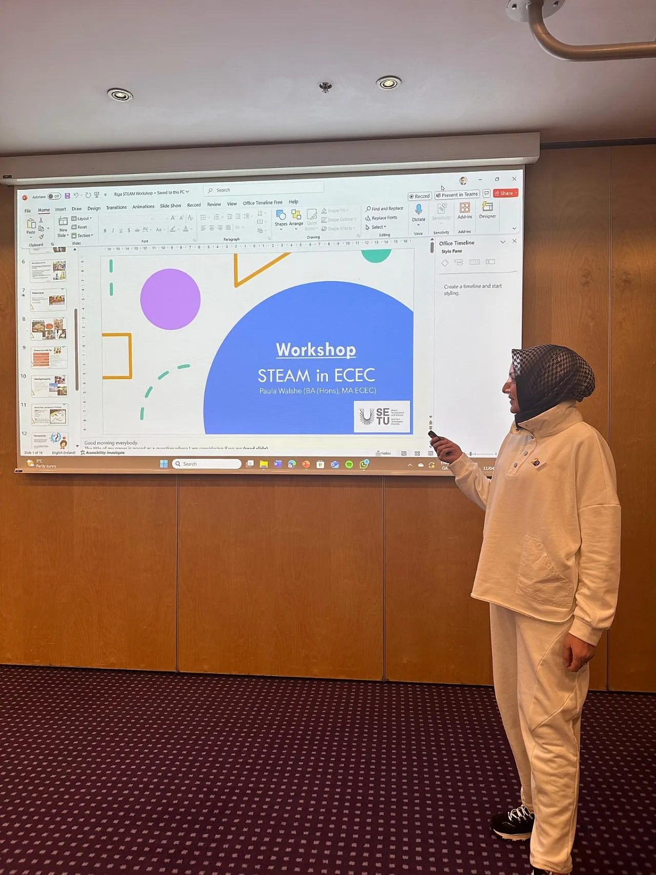 Atatürk İlkokulu Öğretmeni Letonya'da Çalıştay'a Katıldı