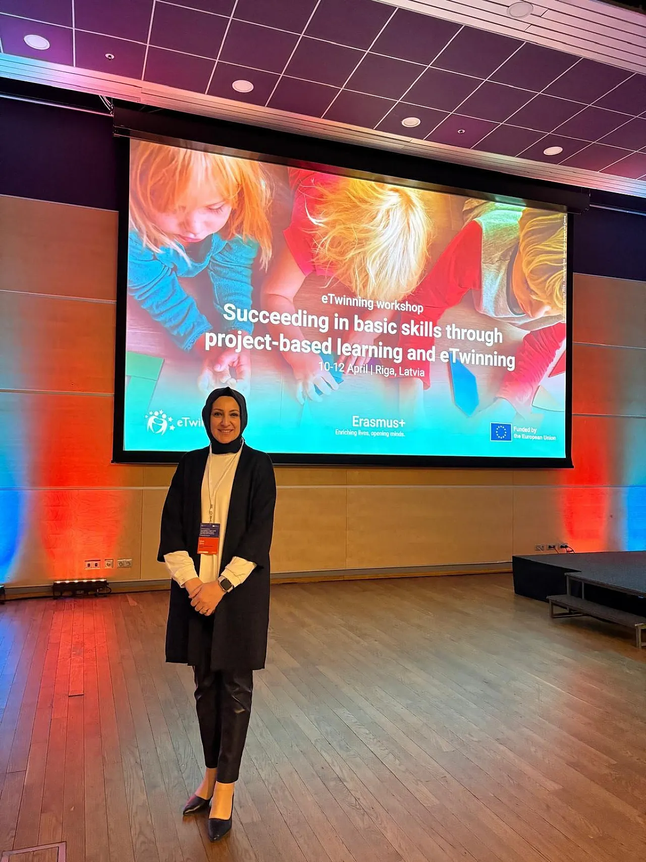 Atatürk İlkokulu Öğretmeni Letonya'da Çalıştay'a Katıldı