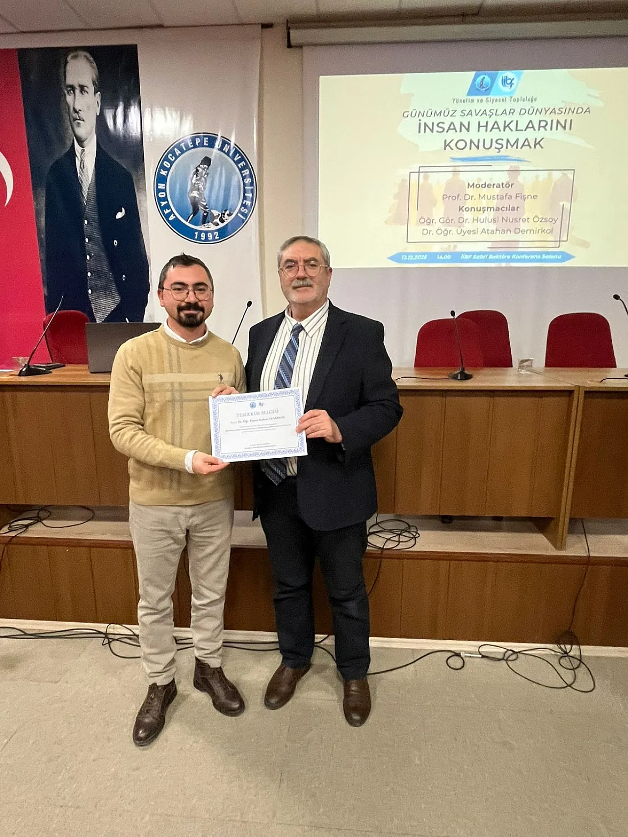 Batı'nın Çifte Standardı ve Gazze'deki İnsan Hakları İhlalleri AKÜ'de Tartışıldı