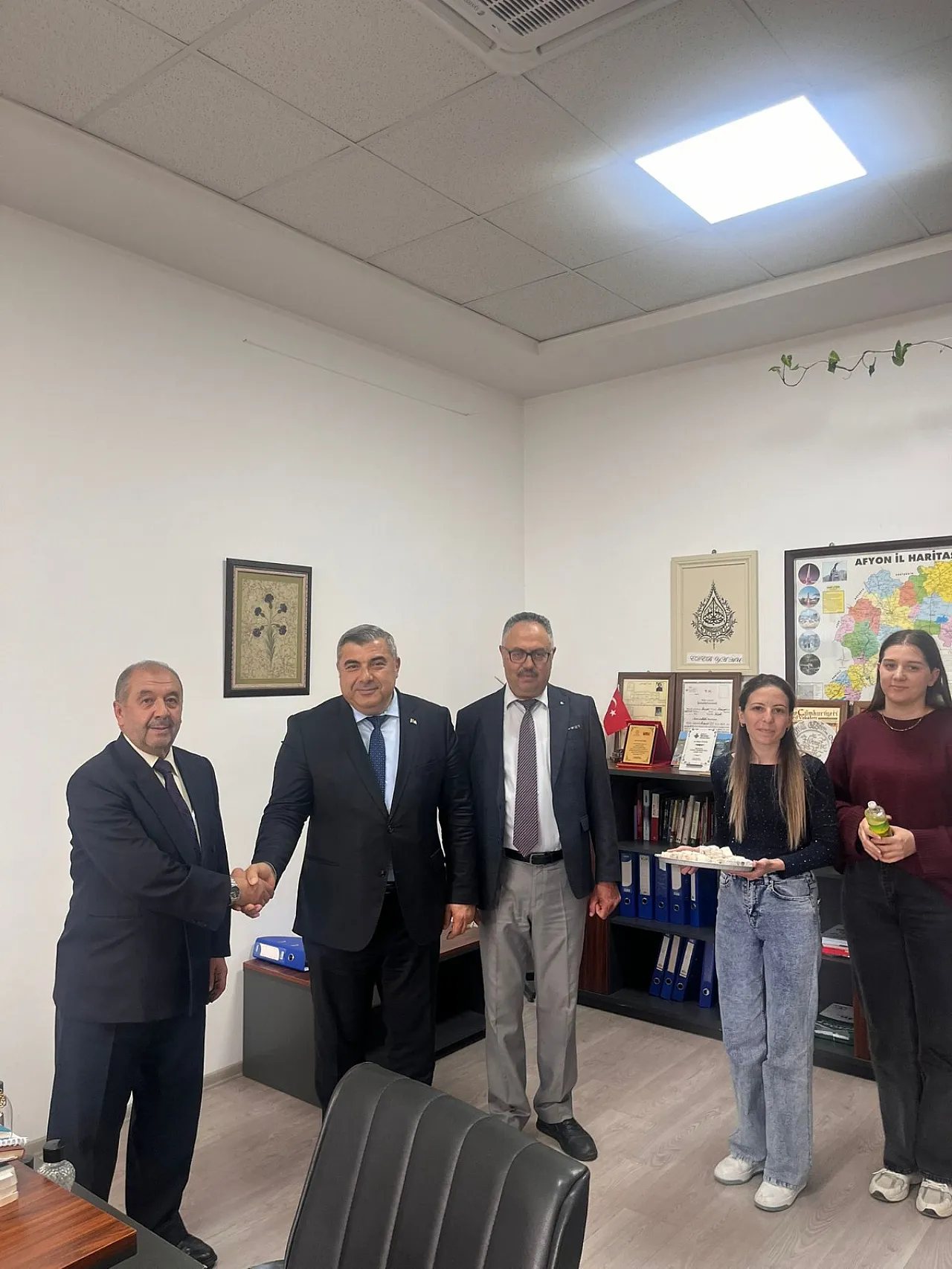 Afyon'da Milli Eğitim Ailesi Bayramlaştı