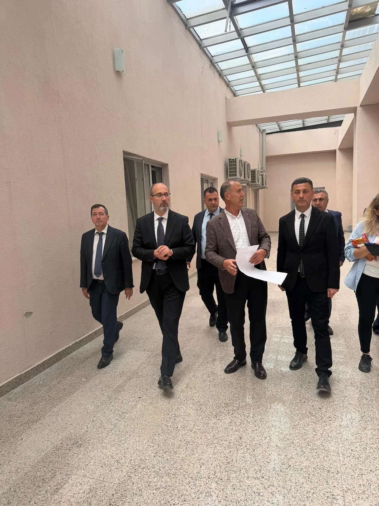 Sağlık Müdürü, Sağlıkta Tek Çatı İnşaat Alanını Gezdi
