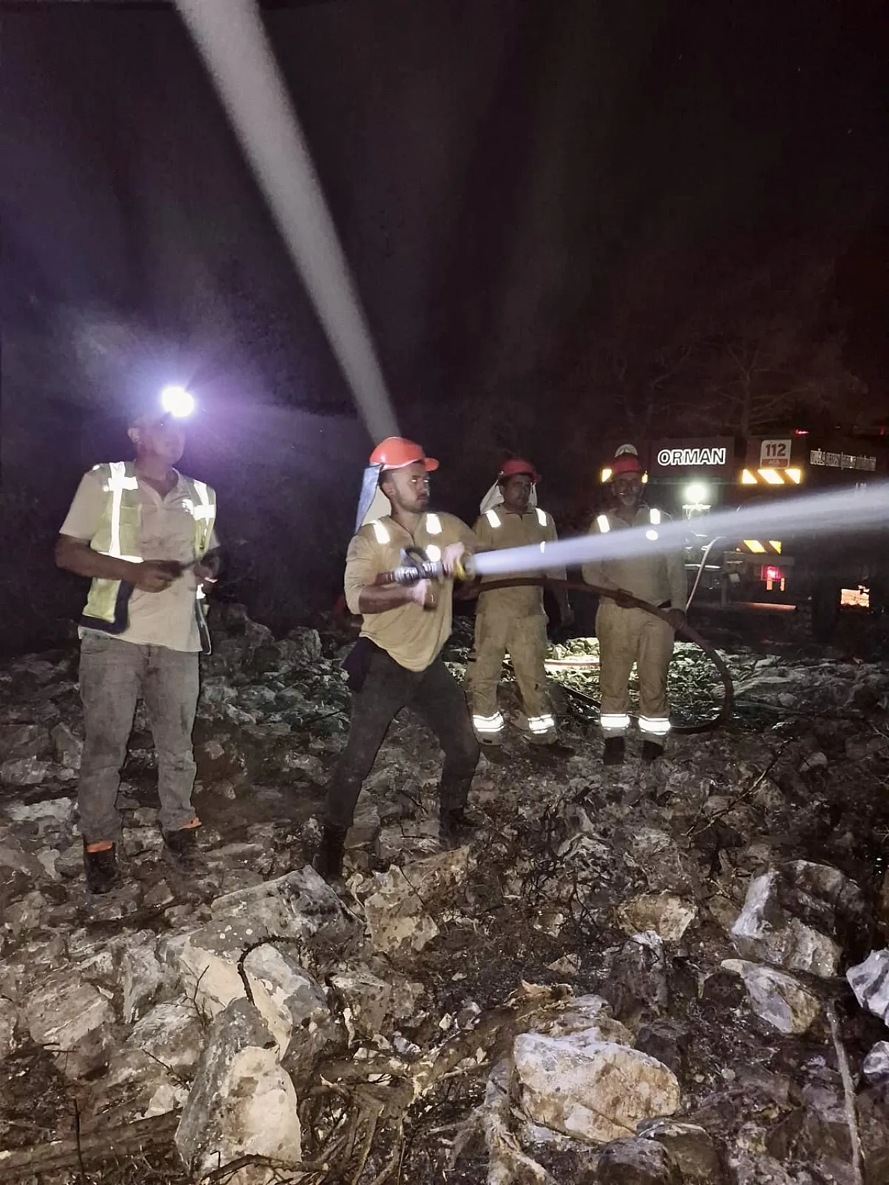 Afyonlu Orman İşçileri Fethiye'de Ateşle Savaşıyor