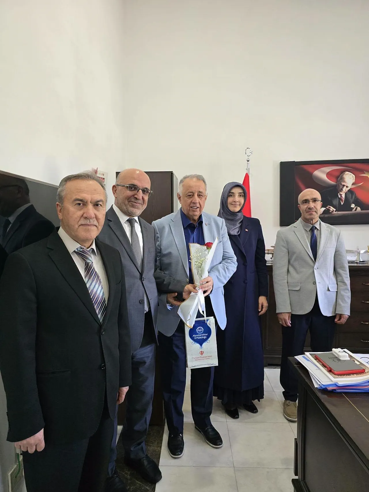 Vali Aktaş, Din Adamlarını Kabul Etti