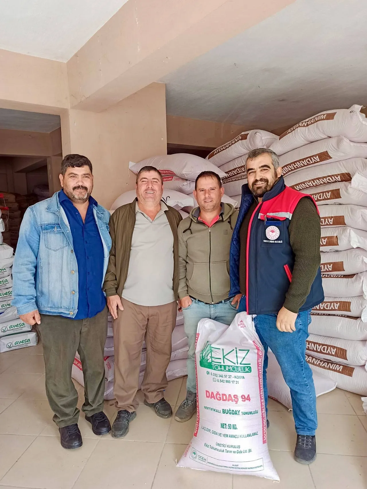 Bayat'ta Yüzde 50 Hibe Destekli Buğday Tohumu Dağıtıldı