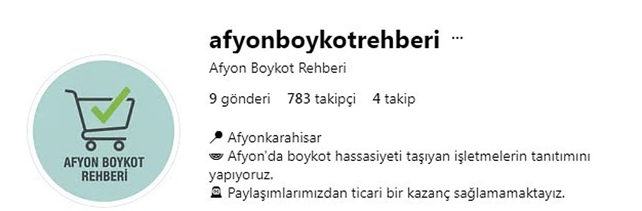 Afyon Boykot Rehberi Kuruldu! Hangi İşletmeler Boykot Ürünü Satmıyor?
