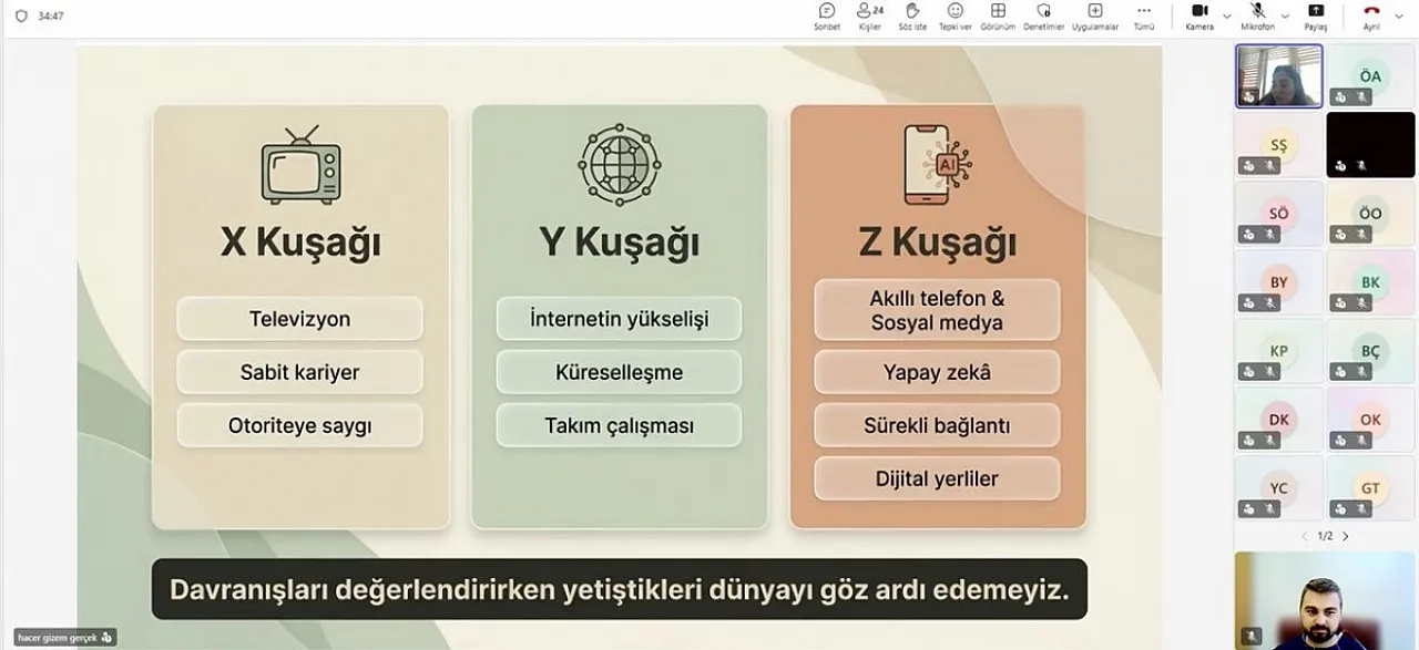 AFSÜ Akademisyenleri Z Kuşağını Anlamak İçin Eğitime Katıldı