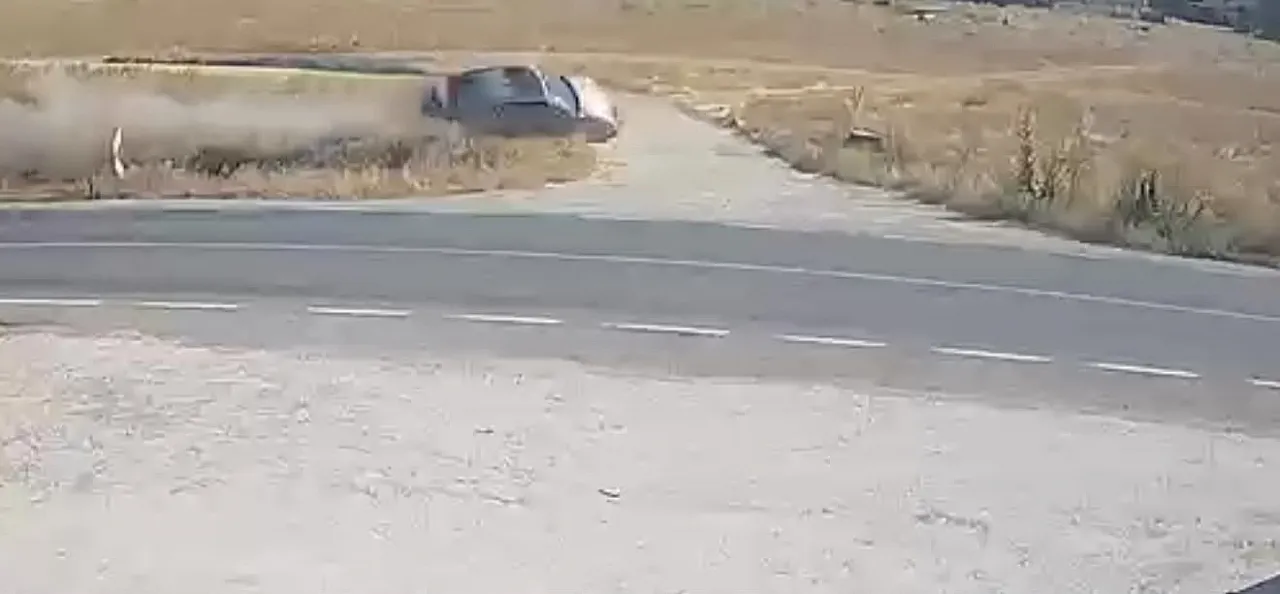 Kaza Anının Güvenlik Kamerası Görüntüleri Görenleri Dehşete Düşürdü