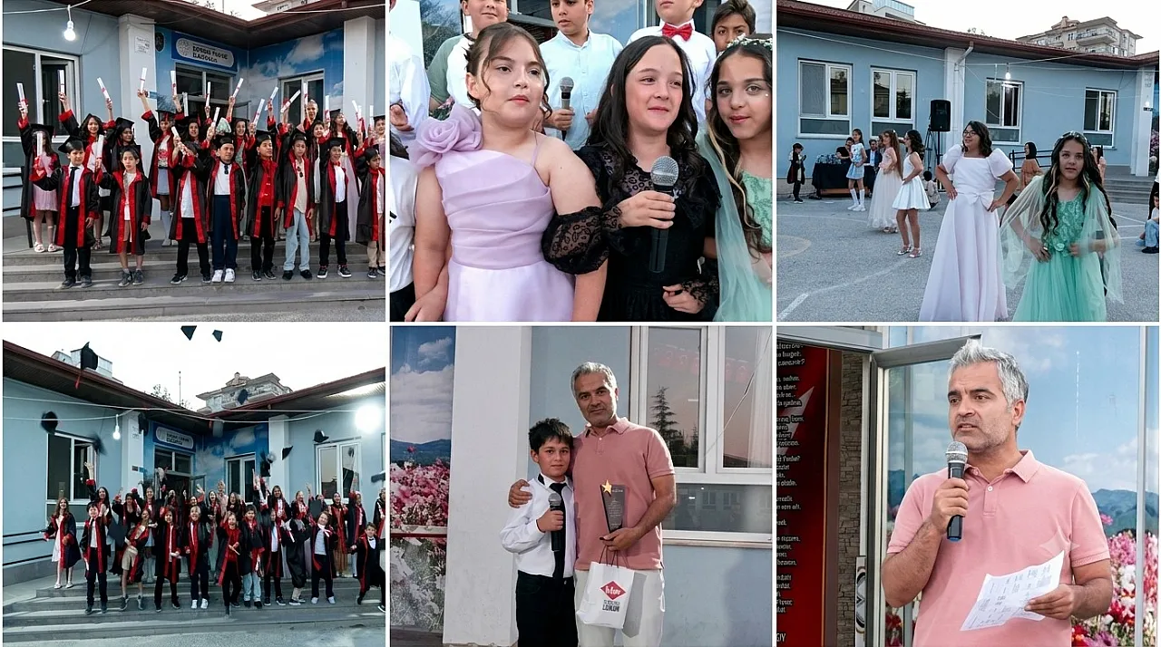 Ekrem Yavuz İlkokulu'nda Mezuniyet Coşkusu