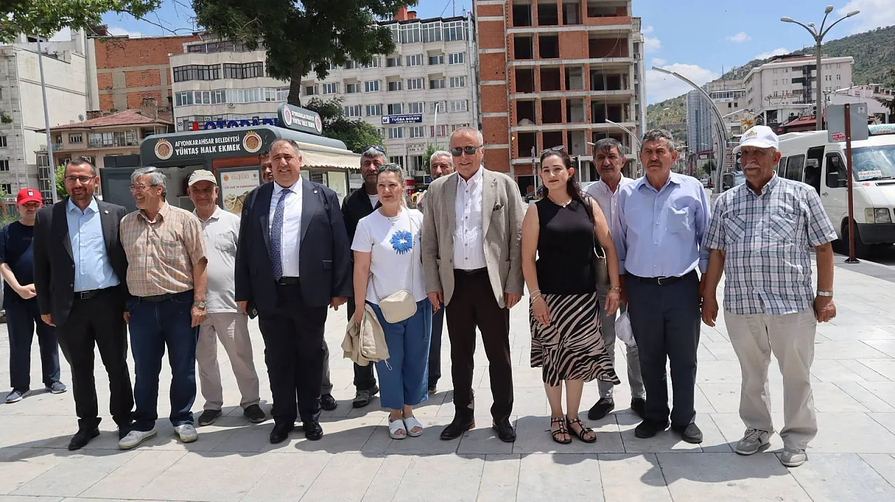 Afyon'da Esnaf Ziyaretinde Dikkat Çeken Sözler!