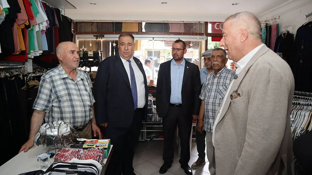 Afyon'da Esnaf Ziyaretinde Dikkat Çeken Sözler!