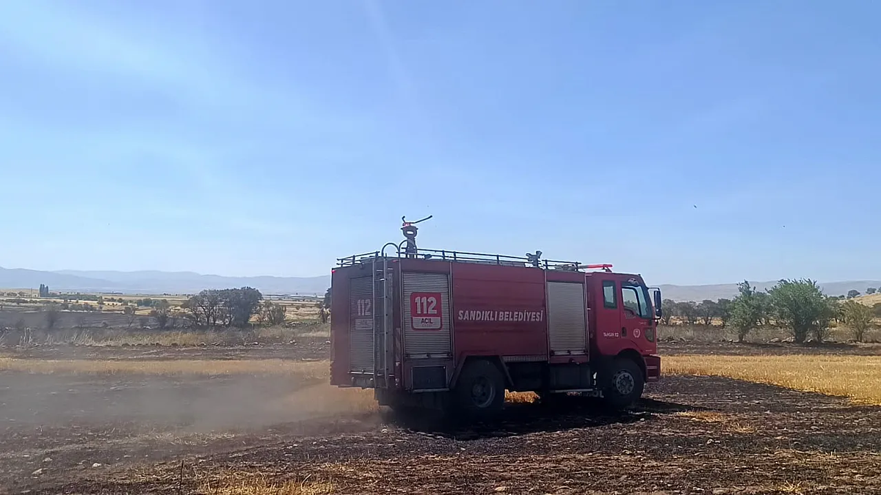 Anız Yangınında 200 Dekar Alan Zarar Gördü