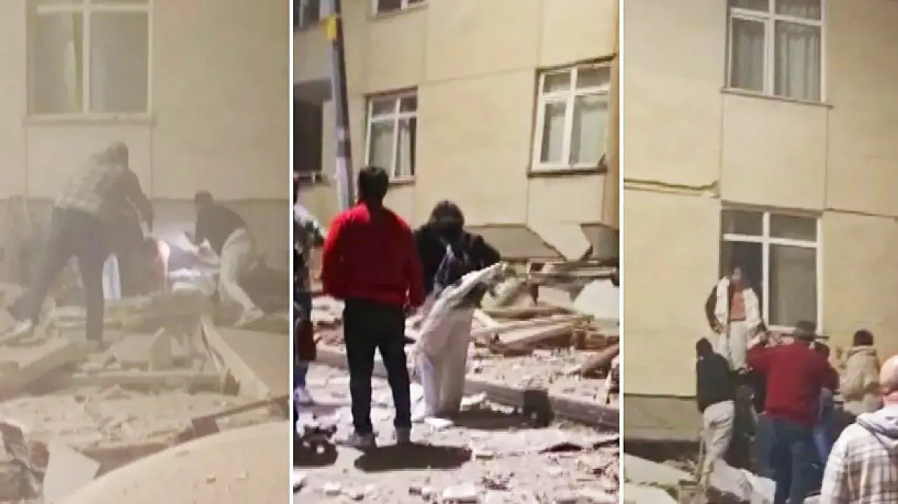 Maltepe'de 7 Katlı Bina Çöktü