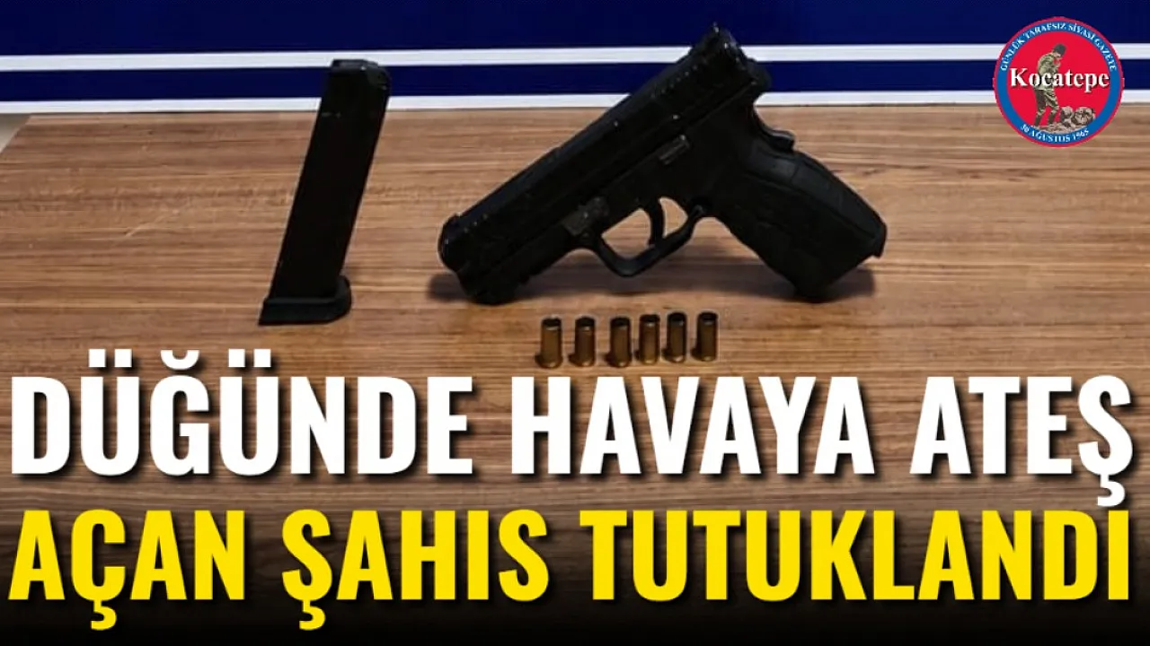 Düğünde Havaya Ateş Açan Şahıs Tutuklandı