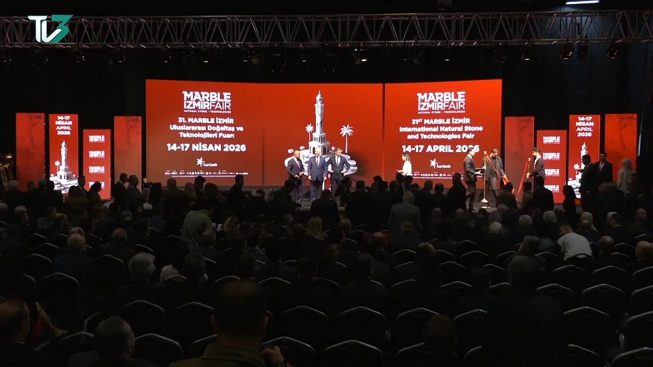 İzmir Mermer Fuarı, TV3'ten Naklen Verildi