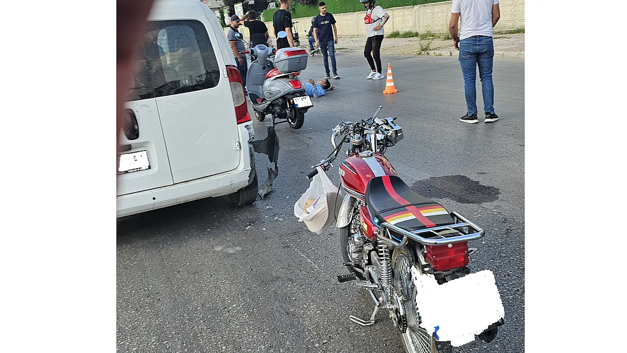 Afyon'da Kampüs Yolunda Korkutan Kaza!