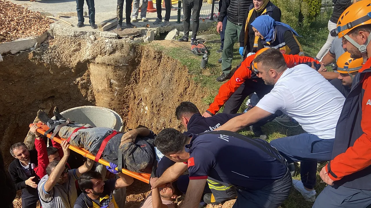 Bilecik'te Kanalizasyon Çalışmasında İşçi Göçük Altında Kaldı